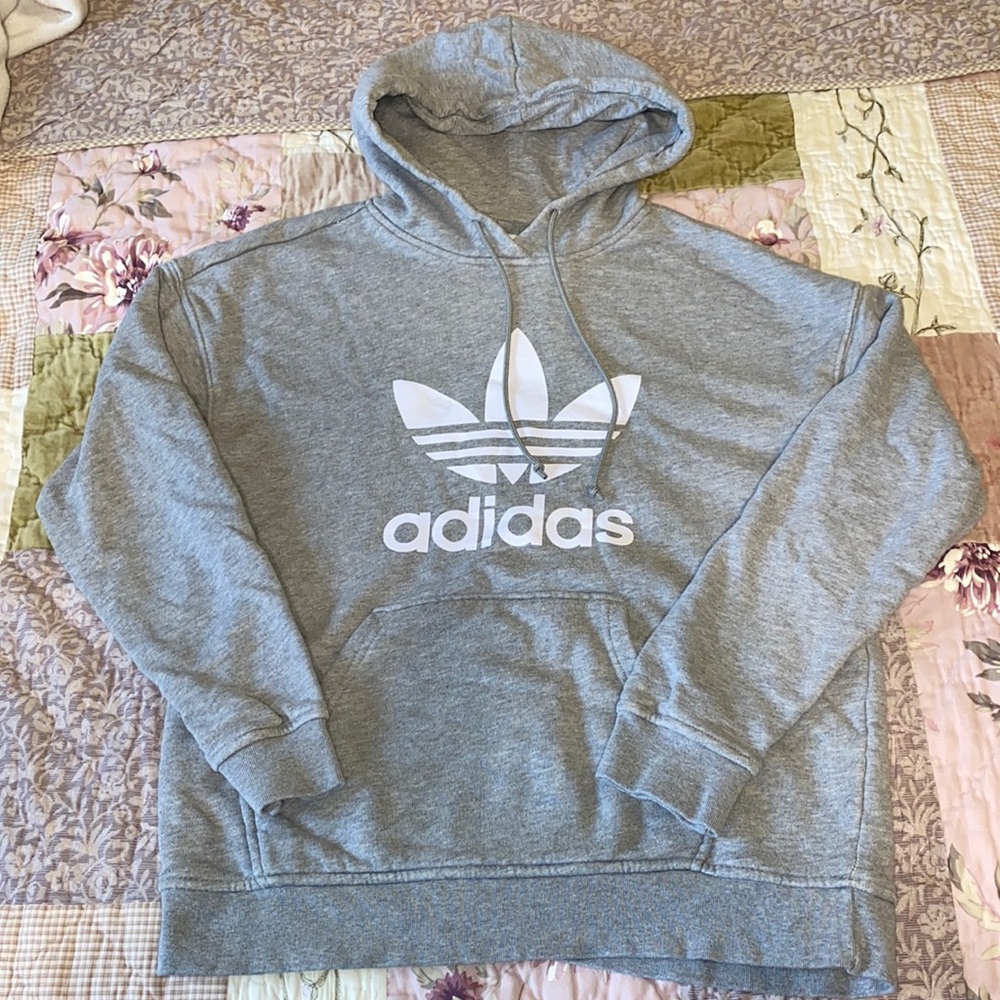Adidas Traditional Grey Hoodie